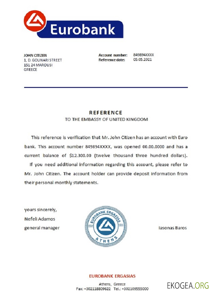 Grèce , Eurobank , reference